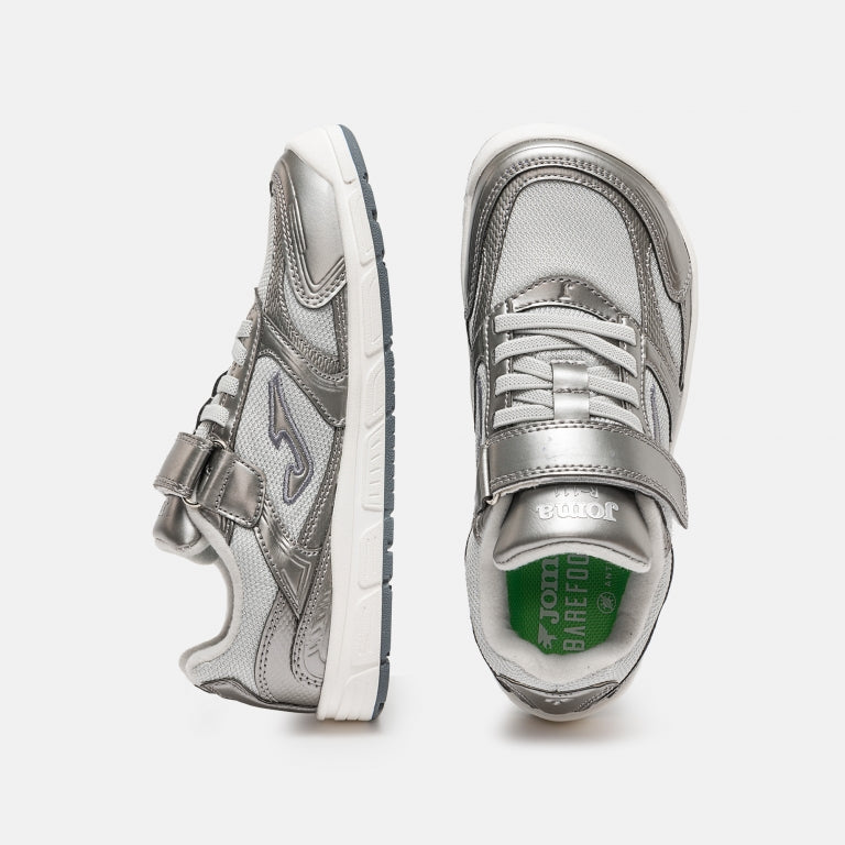 Deportiva respetuosa CR111 Junior barefoot 2612 Plata - Ohana Barefoot