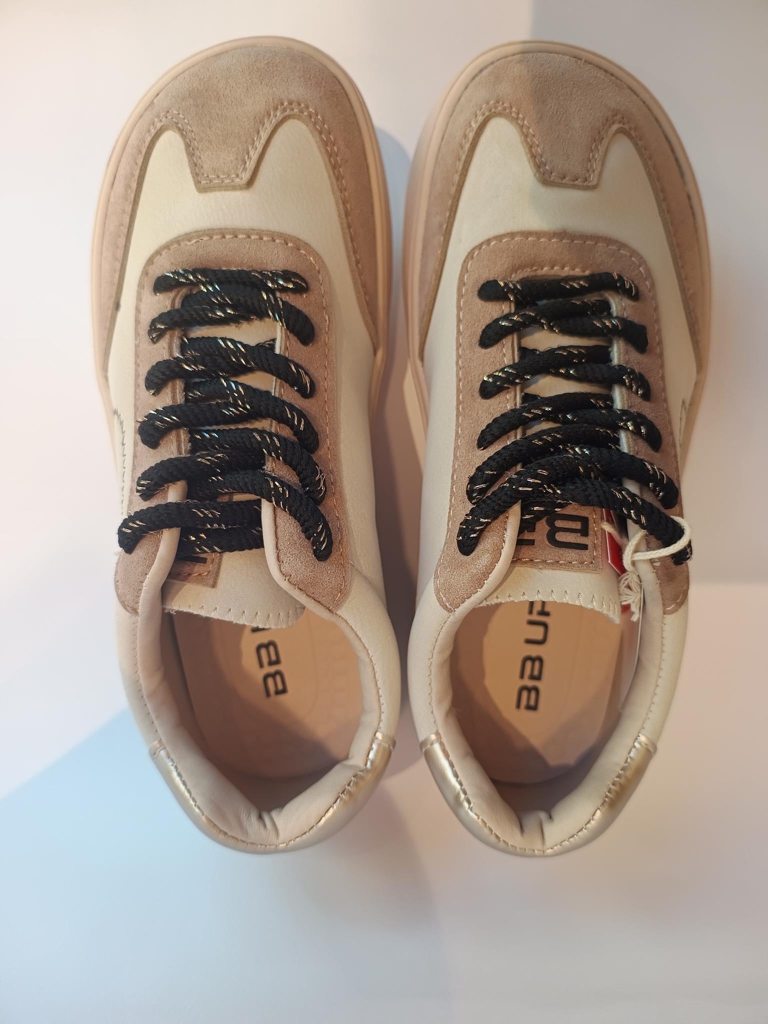 Zapatilla barefoot BB UP en color beige oro - Ohana Barefoot