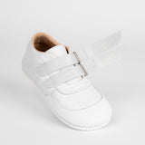 Calzado repsetuoso en piel color Blanco