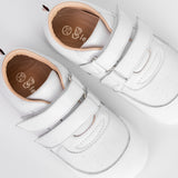 Calzado repsetuoso en piel color Blanco