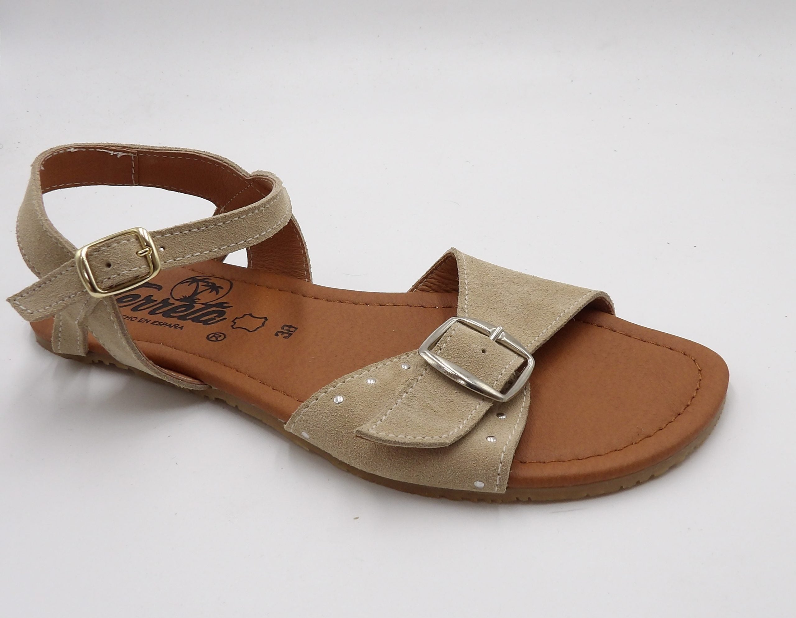 Sandalia barefoot Elx Taupe - Ohana Barefoot