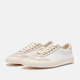 Zapatilla barefoot modelo Felix White / Tan (2 hormas)