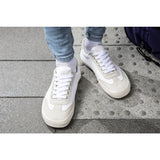 Zapatilla barefoot modelo Felix White / Tan (2 hormas)