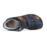 Sandalias respetuosas de piel Azul Marino - Ohana Barefoot