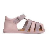 Sandalia respetuosa de piel en Rosa - Ohana Barefoot