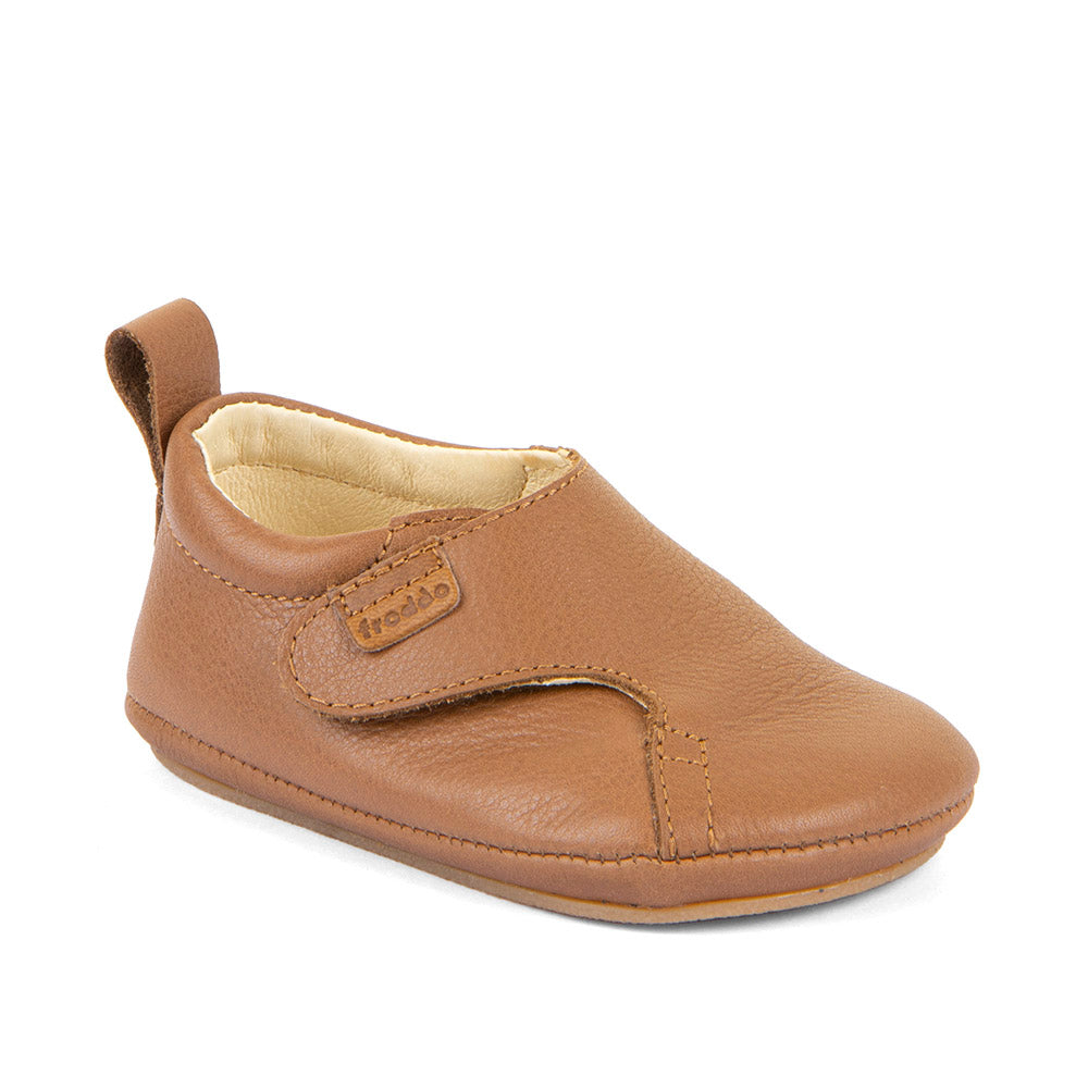 Calzado respetuoso Prewalkers Cognac - Ohana Barefoot