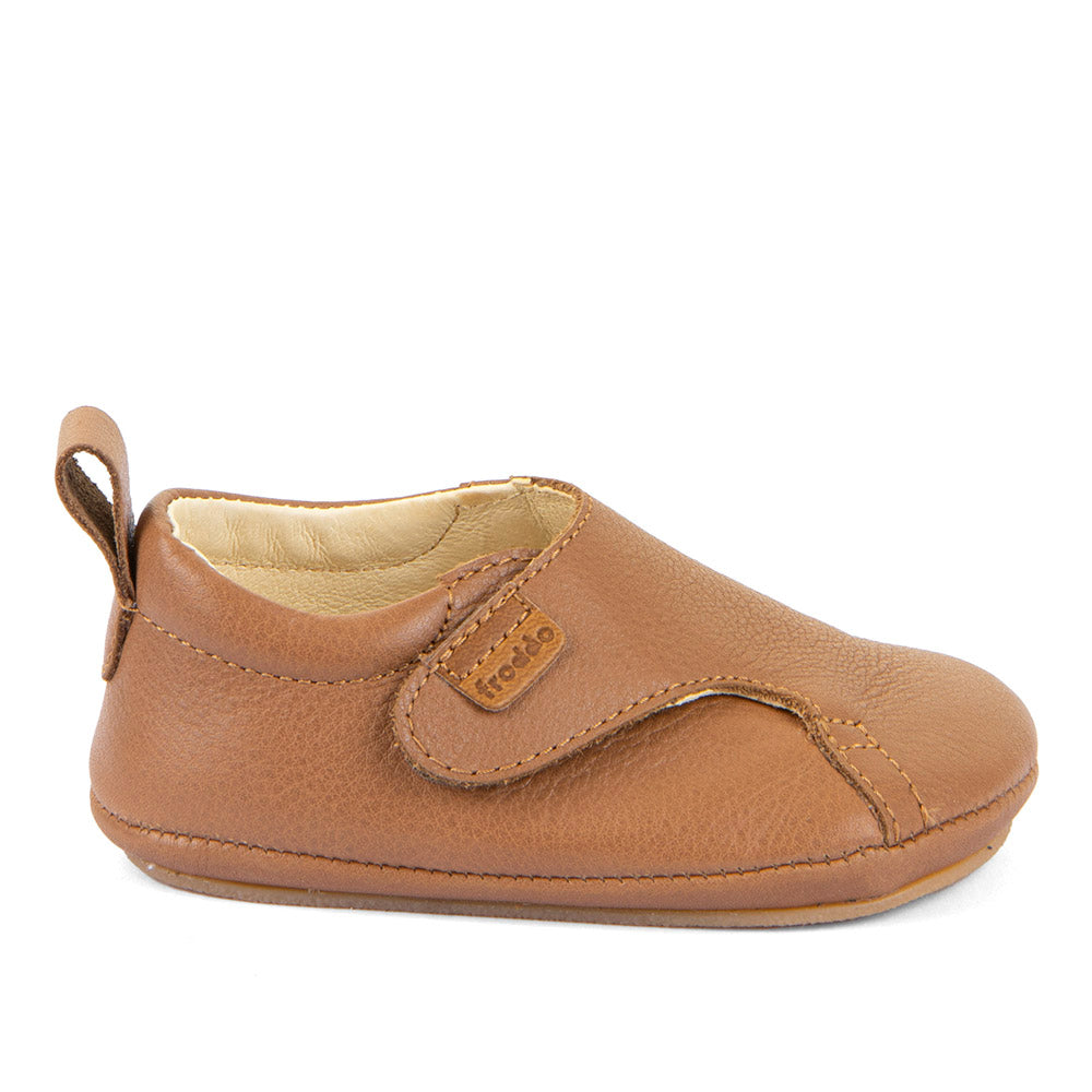 Calzado respetuoso Prewalkers Cognac - Ohana Barefoot