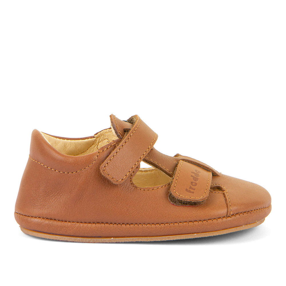 Sandalia respetuosa Prewalkers Cognac - Ohana Barefoot