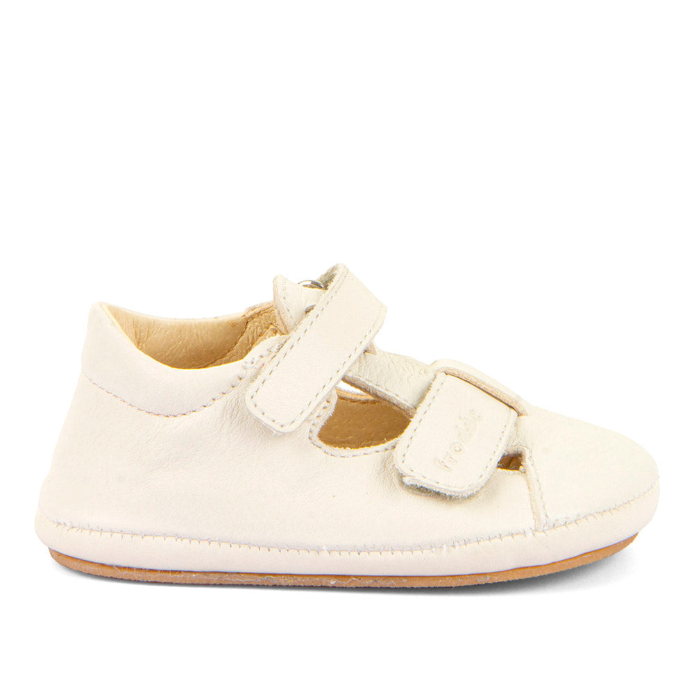 Sandalia respetuosa Prewalkers White - Ohana Barefoot