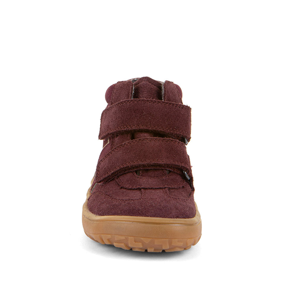 Bota respetuosa F-Motion Tex Bordeaux con membrana TEX - Ohana Barefoot