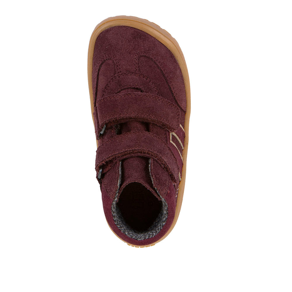 Bota respetuosa F-Motion Tex Bordeaux con membrana TEX - Ohana Barefoot