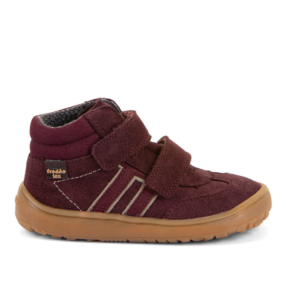 Bota respetuosa F-Motion Tex Bordeaux con membrana TEX - Ohana Barefoot