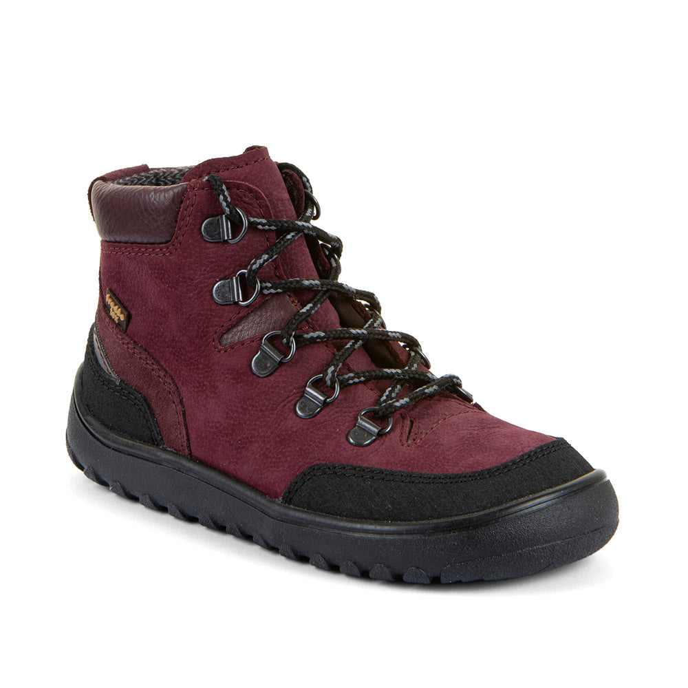 Bota barefoot Up Trail Tex Bordeaux con membrana TEX - Ohana Barefoot