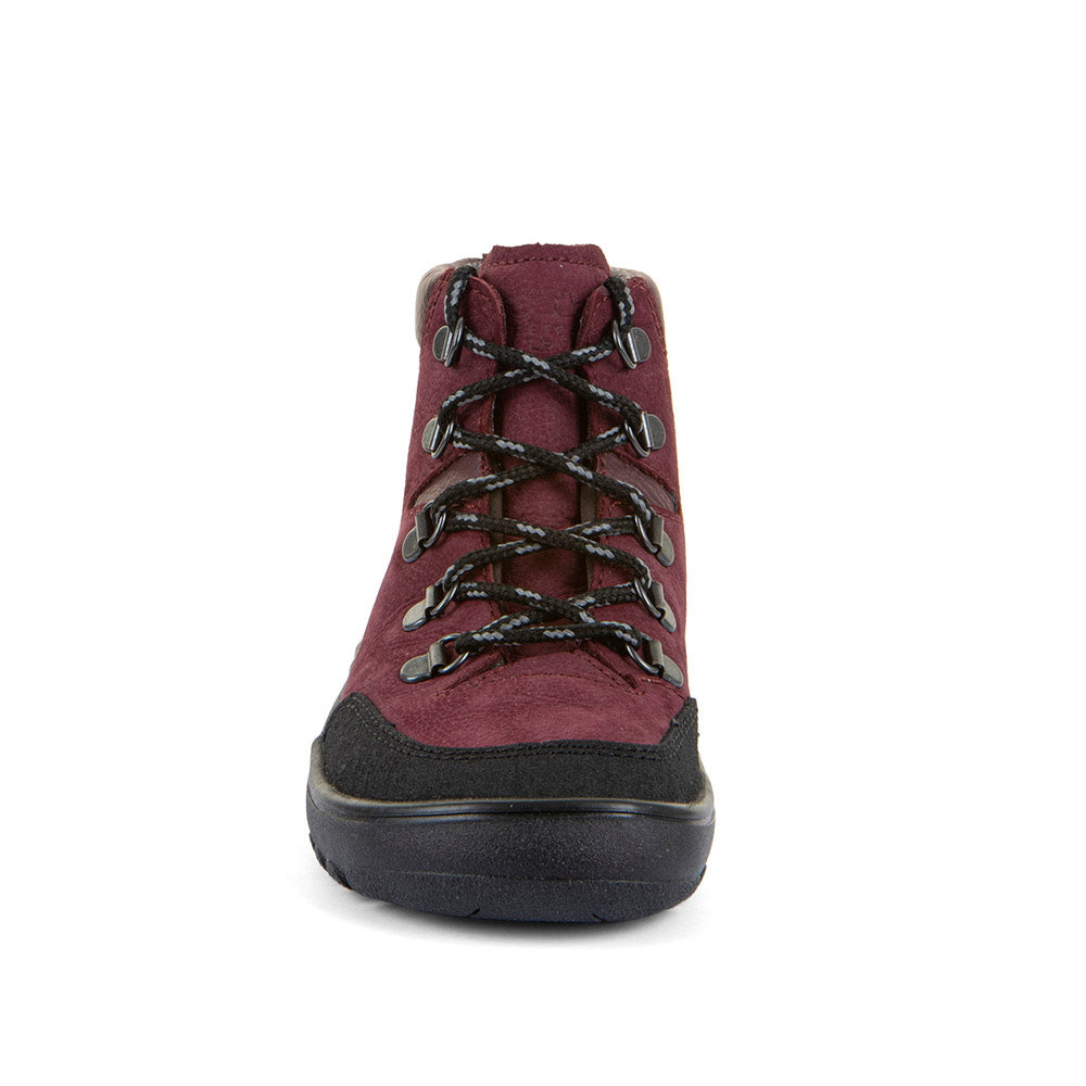 Bota barefoot Up Trail Tex Bordeaux con membrana TEX - Ohana Barefoot