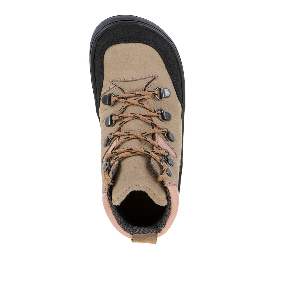 Bota barefoot Up Trail Tex Beige con membrana TEX - Ohana Barefoot