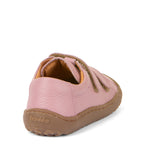 Zapatilla respetuosa de piel color Rosa