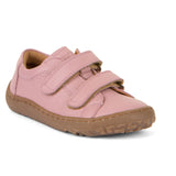 Zapatilla respetuosa de piel color Rosa