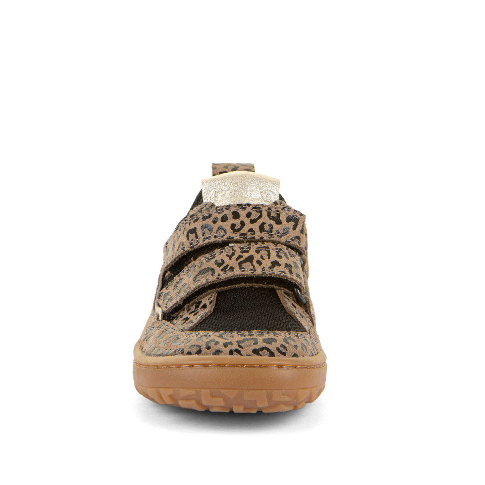 Deportiva respetuosa Baze Beige/ animal print hidrofugado - Ohana Barefoot