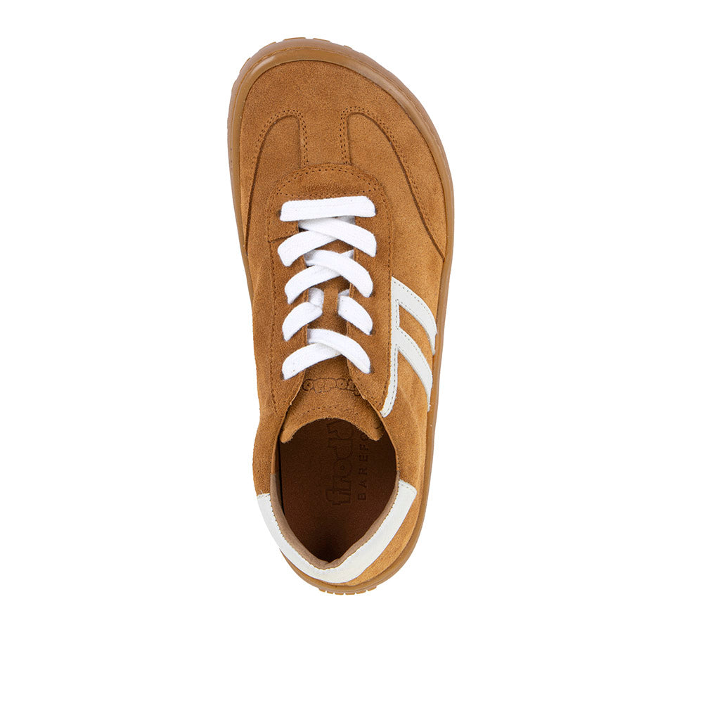 Deportiva barefoot F-Motion Laces Cognac hidrofugado - Ohana Barefoot