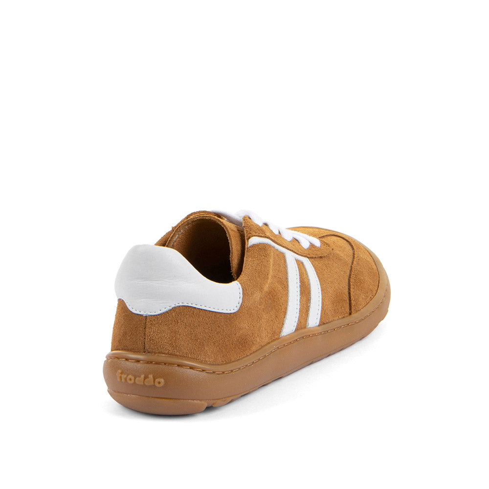 Deportiva barefoot F-Motion Laces Cognac hidrofugado - Ohana Barefoot