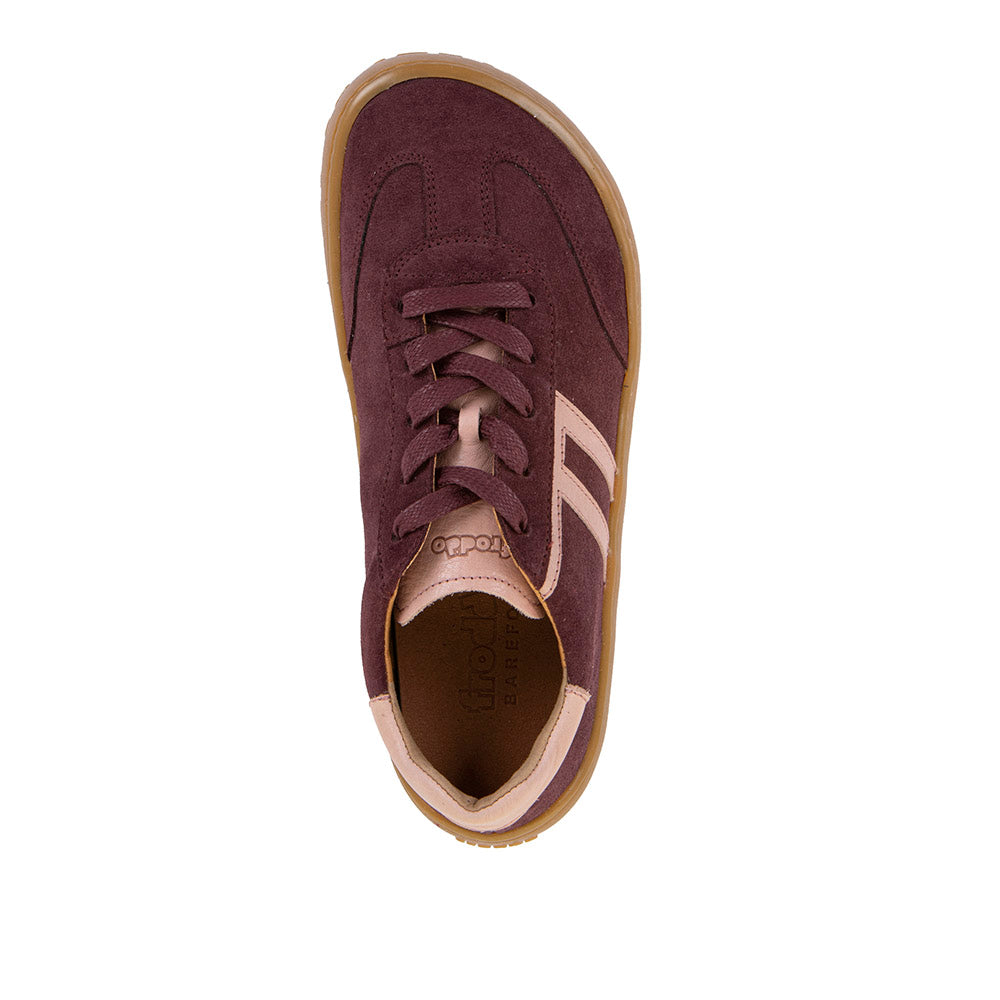 Deportiva barefoot F-Motion Laces Bordeaux hidrofugado - Ohana Barefoot
