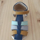Sandalia respetuosa Multicolor con puntera cerrada - Ohana Barefoot