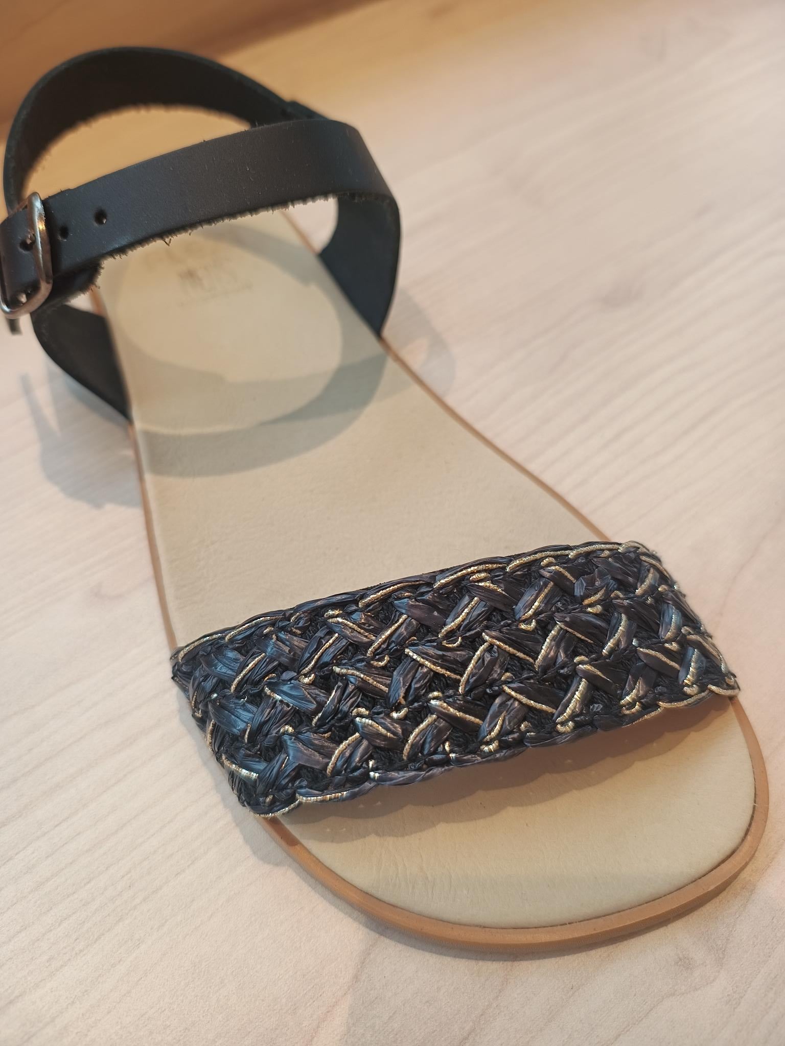 Sandalia barefoot 5741 Zantino/Box Negro - Ohana Barefoot