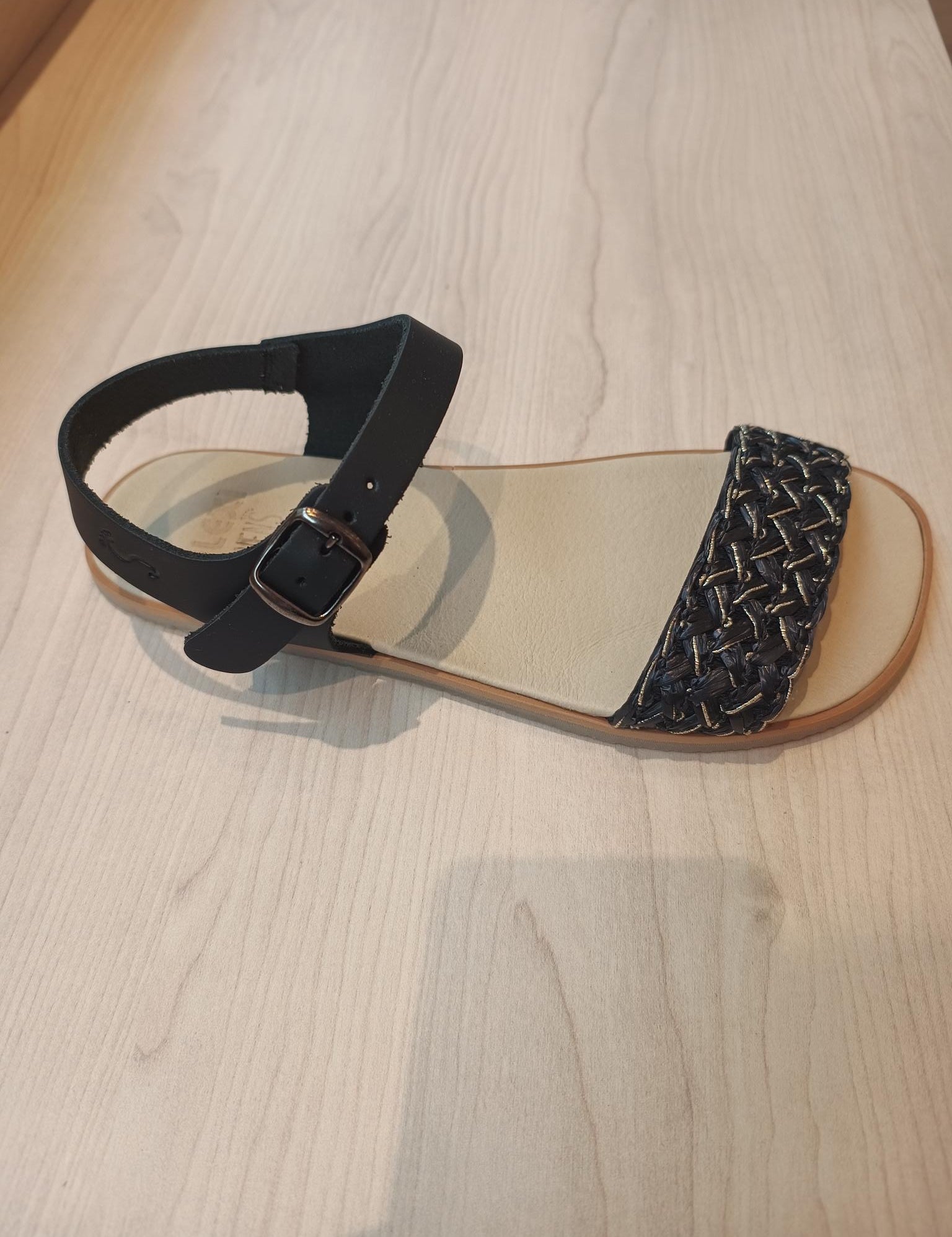 Sandalia barefoot 5741 Zantino/Box Negro - Ohana Barefoot