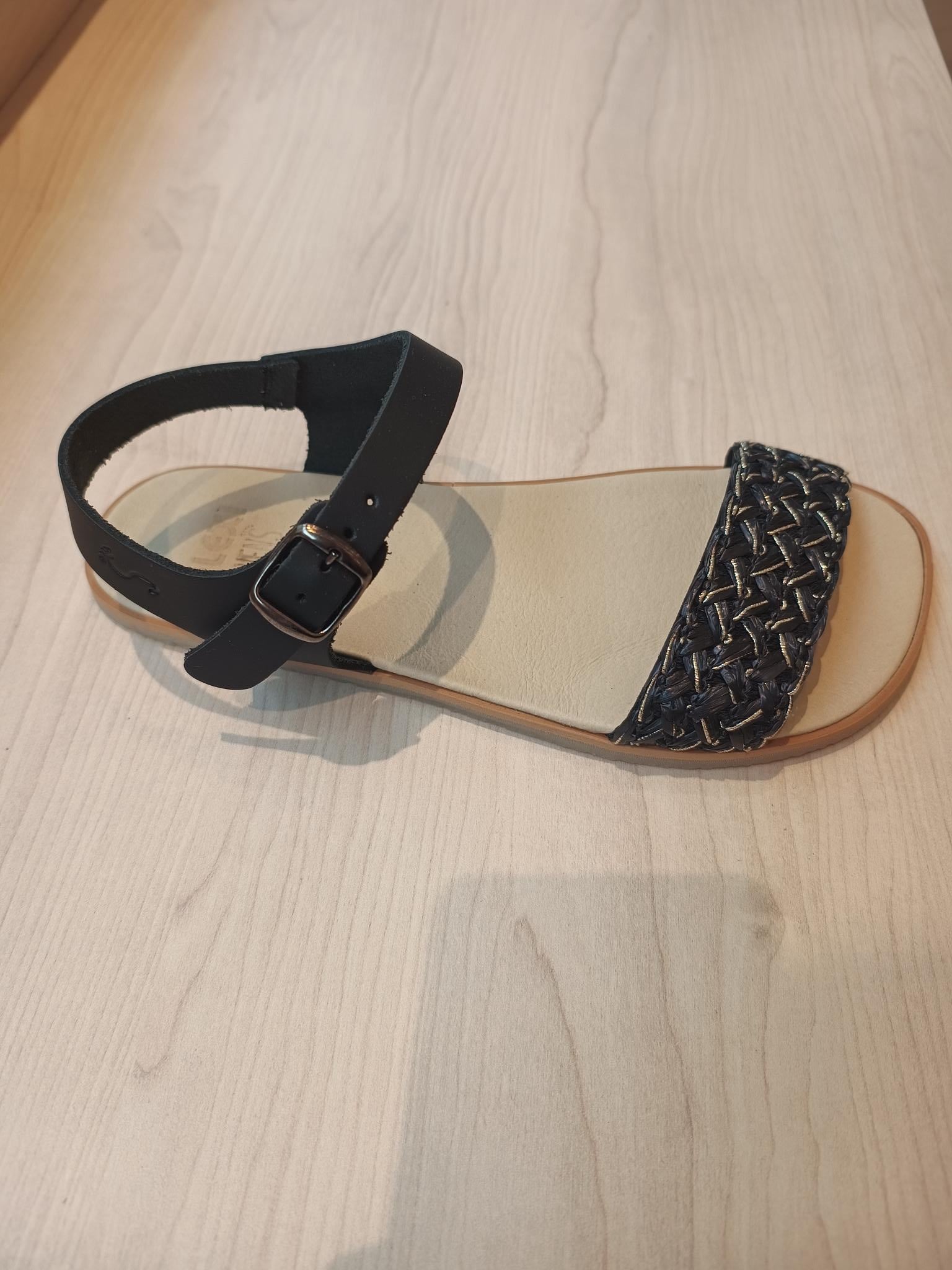 Sandalia barefoot 5741 Zantino/Box Negro - Ohana Barefoot
