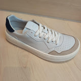 Zapatilla barefoot horma ancha Axis Blanco-Marino - Ohana Barefoot