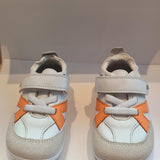 Zapatilla respetuosa primeros pasos Chase White-Orange peel - Ohana Barefoot