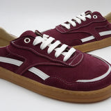 Sneakers barefoot Marina serraje en color granate