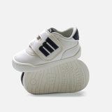 Zapatilla respetuosa Blanco con Azul Marino