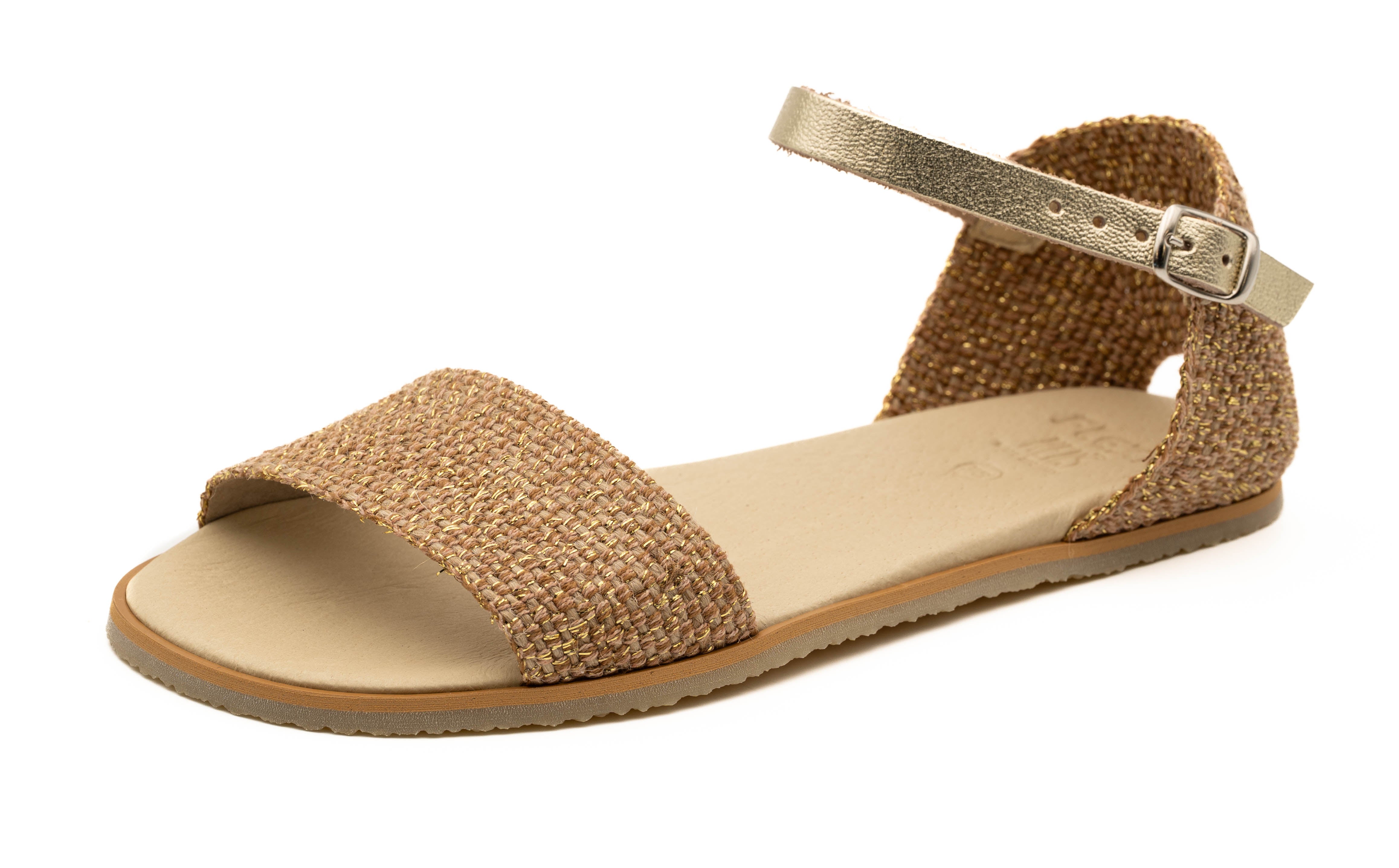 Sandalia barefoot 6530 Orotaupe/Cava - Ohana Barefoot