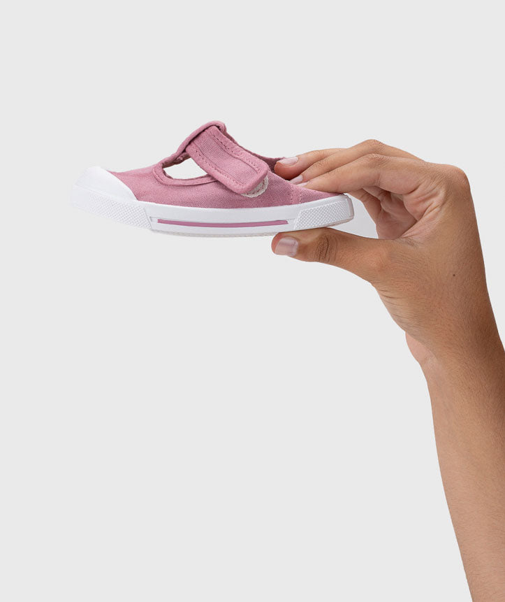 Pepito barefoot WIDE Canvas Rosa - Ohana Barefoot