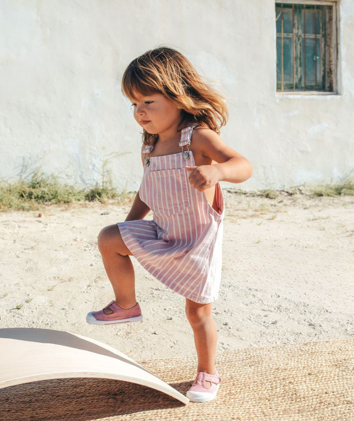 Pepito barefoot WIDE Canvas Rosa - Ohana Barefoot