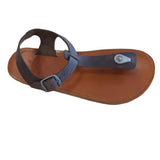 Sandalia respetuosa de piel color Marron