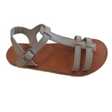 Sandalia respetuosa de piel en color Lama