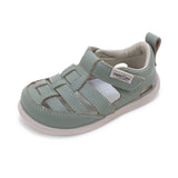 Sandalia respetuosa de piel color Savia