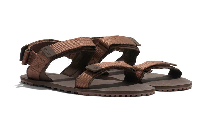 Sandalia respetuosa D-Trail Cocoa Brown / Java Brown - Ohana Barefoot