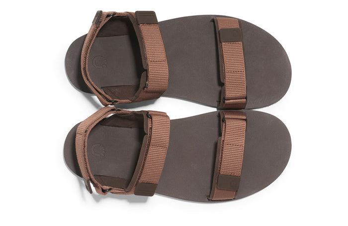 Sandalia respetuosa D-Trail Cocoa Brown / Java Brown - Ohana Barefoot