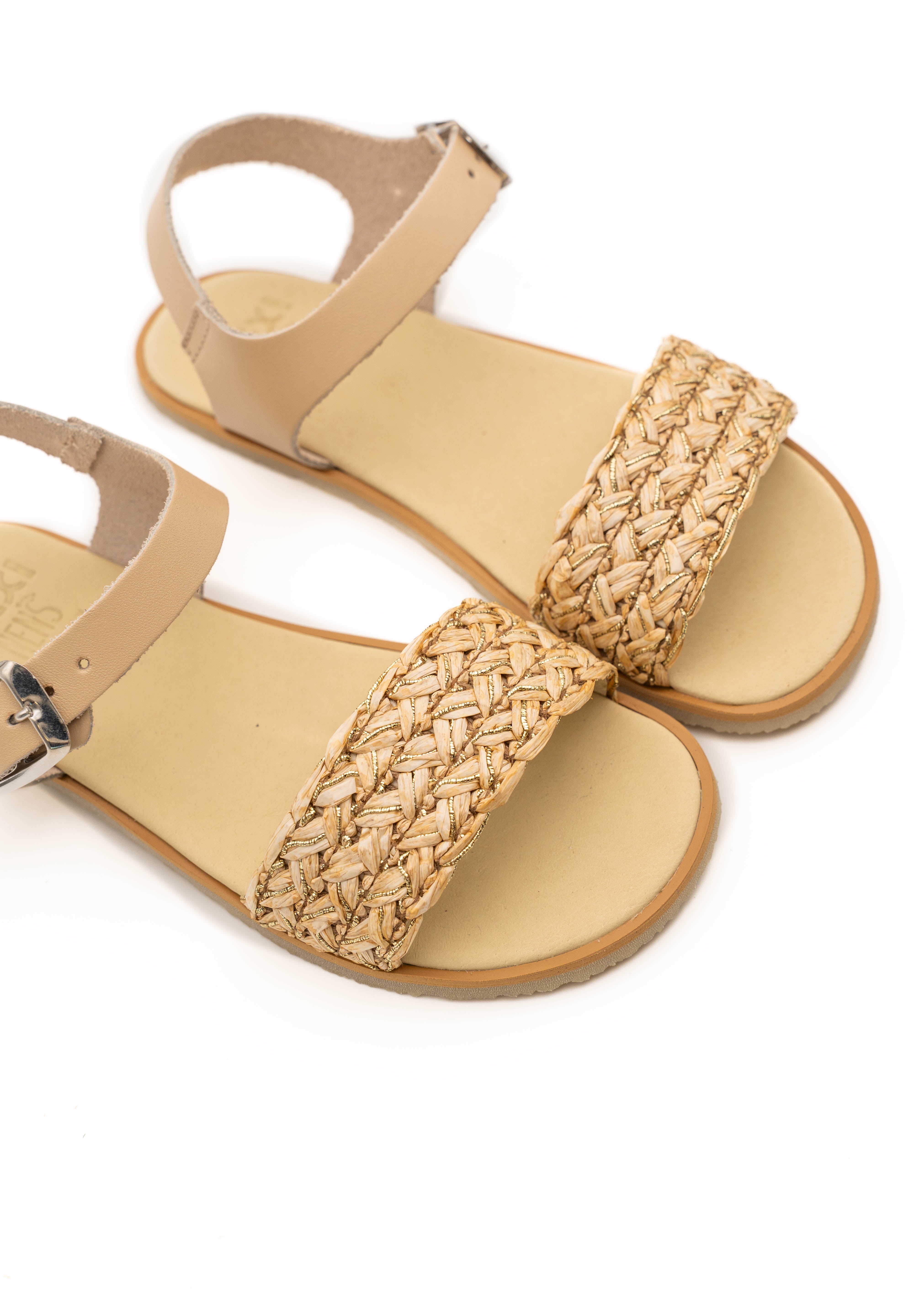 Sandalia barefoot 5741 Zantino/Box Camel/Butter - Ohana Barefoot