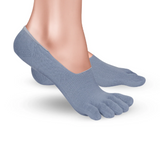 Calcetines de dedos " invisible" en color azul