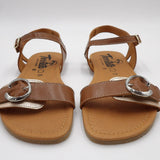 Sandalia barefoot Tabarca cuero/metalizado - Ohana Barefoot