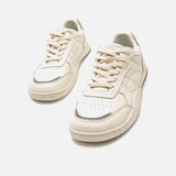 Zapatilla barefoot de piel Free Orbit Beige