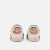 Deportiva respetuosa primeros pasos Free Baby Blanco/Verde - Ohana Barefoot