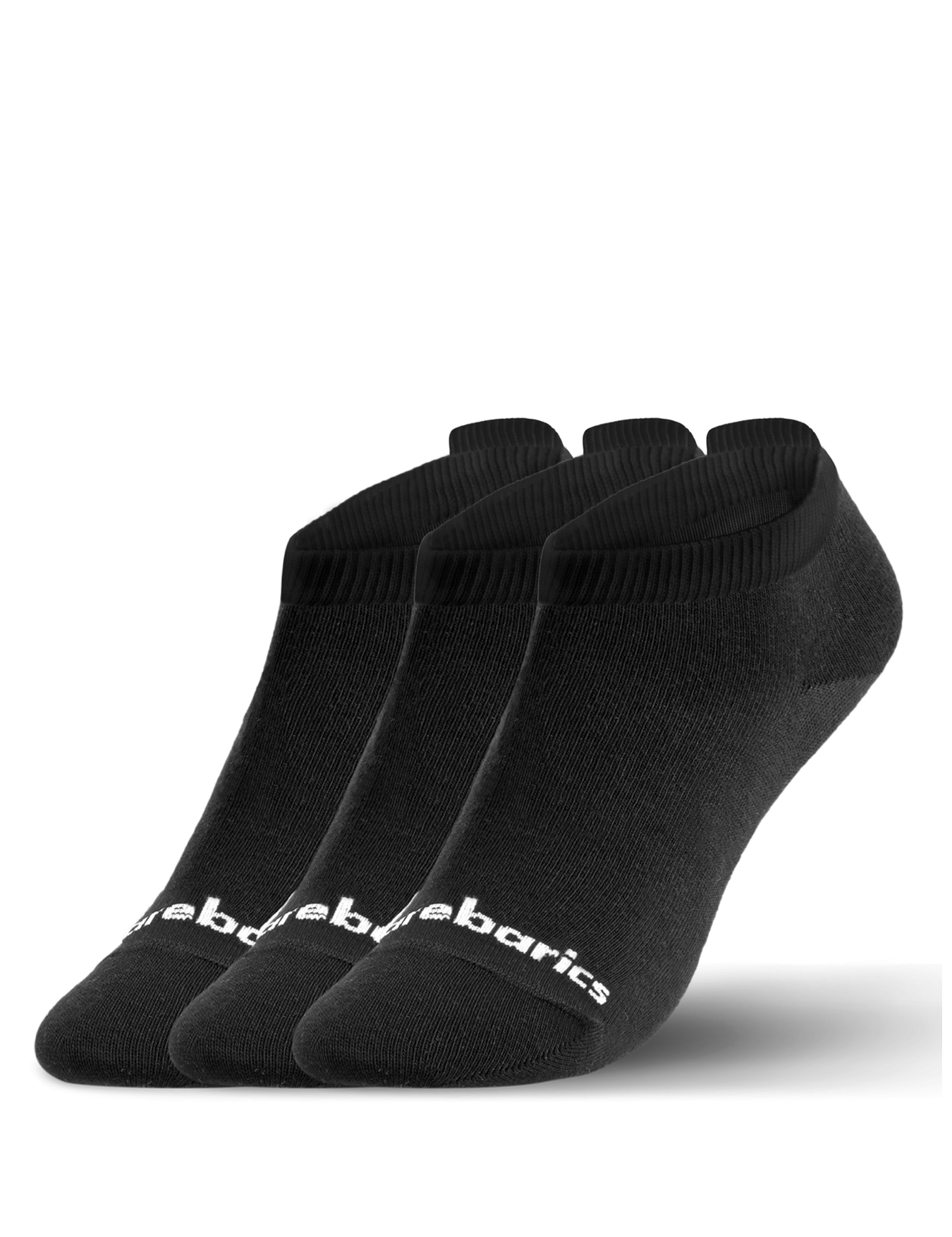 Pack de 3 pares de calcetines barefoot cortos (Low Cut) en color Negro - Ohana Barefoot