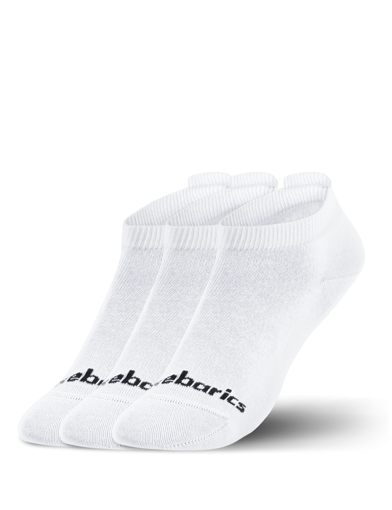 Pack de 3 pares calcetines barefoot cortos ( Low cut) en Blanco - Ohana Barefoot