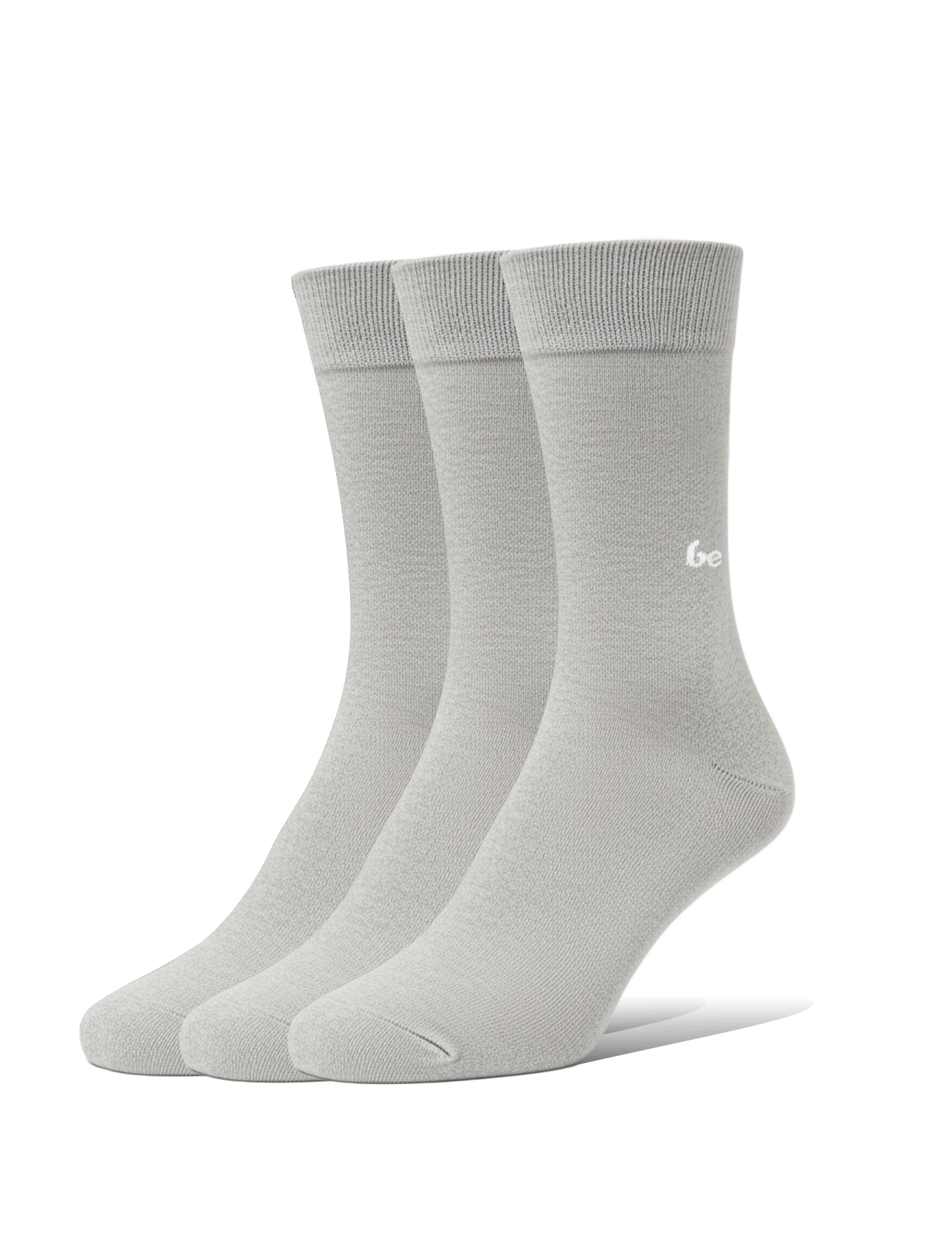 Pack de 3 pares de calcetines anatomicos Be Lenka Crew Grey - Ohana Barefoot