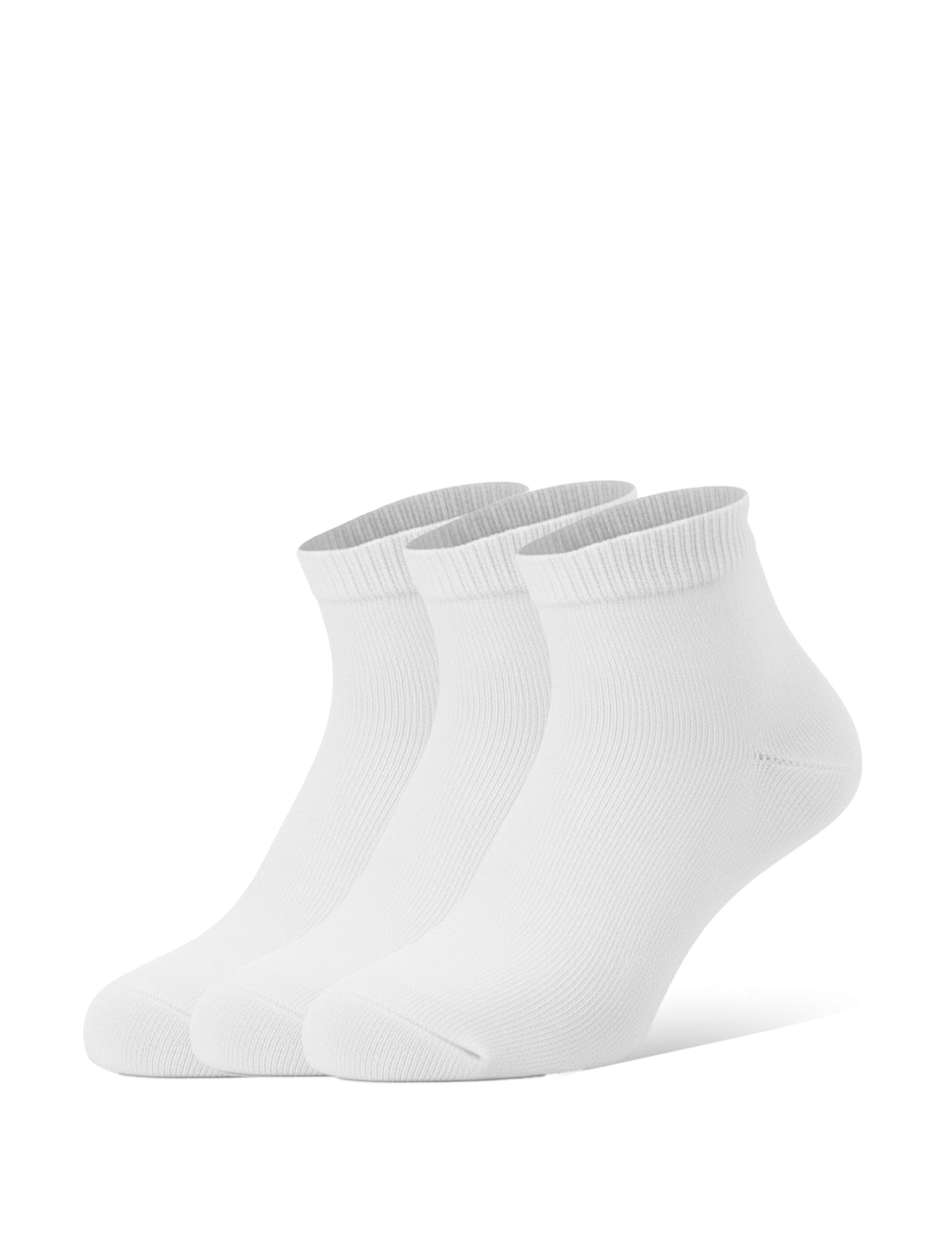 Pack de 3 pares de calcetines anatomicos Be Lenka Low Cut White - Ohana Barefoot